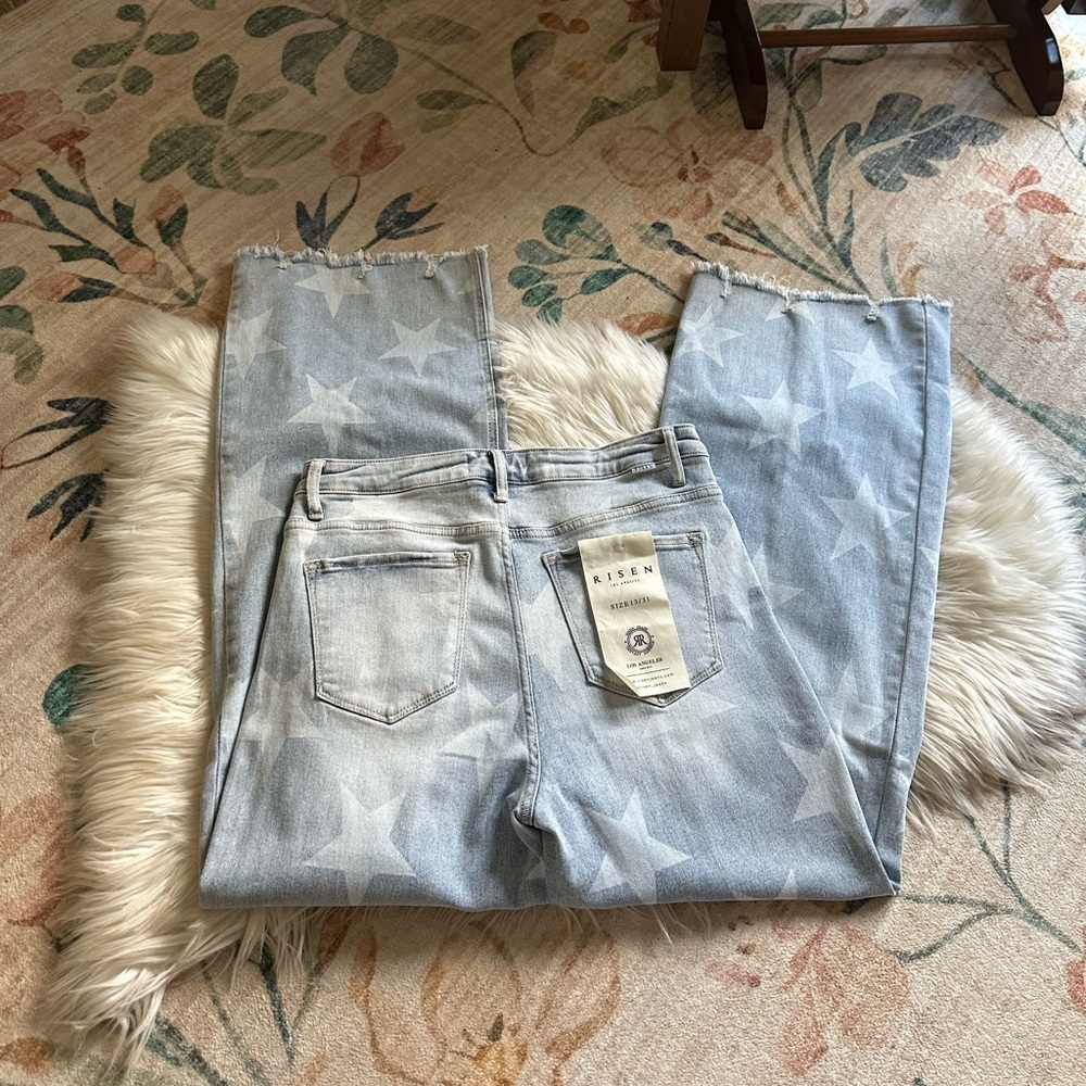 RISEN Wide Leg Star Jeans - Picture 4 of 6